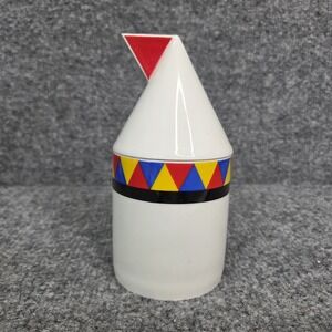 Thomas Atelier Collection Postmodern MEMPHIS Milano Art Porcelain Jar Lid Retro